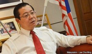 Penag CM Guan Eng