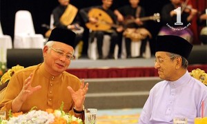 Mahathir and najib