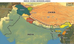 India-Chinamap